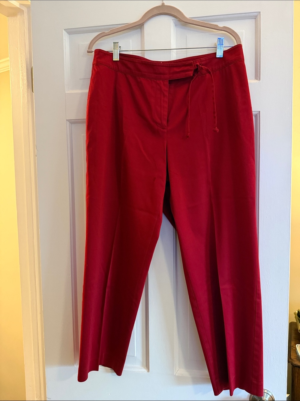 Women's Red  Leg Pants